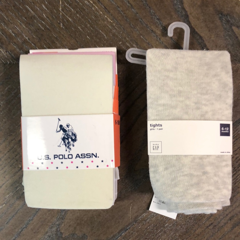 4 Baby Girl Tights